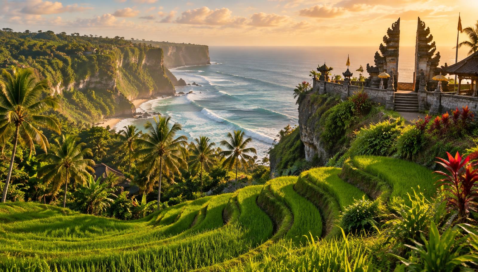 Coastline of Bali